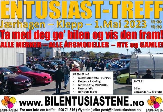 Vårmønstring Jærhagen kjøpesenter 1. mai